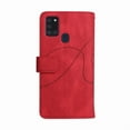 thumbnail image 3 of YEYKX for Samsung Galaxy A21S Wallet Phone Case with 9 Card Holder Zipper Pocket, Magnetic Closure Premium Folio PU Leather Flip Case with Wrist Strap for Samsung Galaxy A21S,Red,For Galaxy A21S, 3 of 8