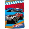 thumbnail image 1 of Hot Wheels "Burn Rubber" Blanket 62 x 90, 1 of 5