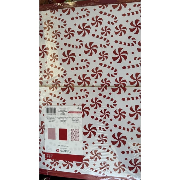 Candy Cane Christmas Gift Box Set by Celebrate It™- Christmas Gift Wrapping