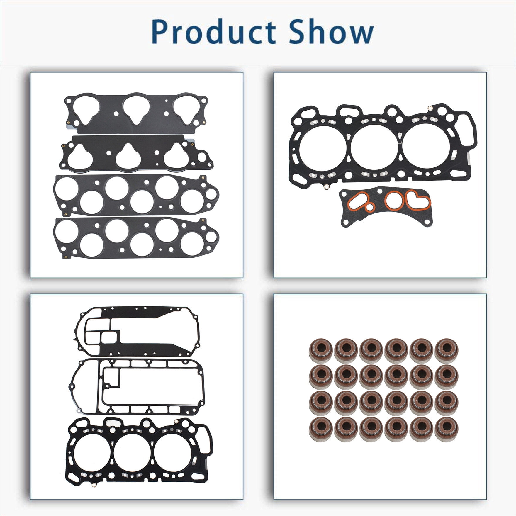 Cylinder Head Gasket Kit with Bolts Replacement for Odyssey Pilot MDX RL TL HS26265PT1