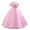 Pink, variant on TBWNWG Elegant Girls formal Evening Gown for Piano Recital Flower Girl Pageant Party Long Maxi Dress,Sizes 4-5 Years