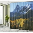 thumbnail image 5 of Ambesonne Landscape Shower Curtain, Colorado Village, 69"Wx70"L, Green Blue, 5 of 5