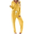 thumbnail image 2 of Gspmoly Hauts de Printemps pour Femmes, Mode Maison Décontractée pour Femmes de Pâques Imprimée et Pantalon Ensemble de Pyjama à Manches Courtes avec Poches T-Shirts Surdimensionnés pour Femmes Liquidation, 2 of 4