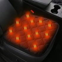 VOAVEKE Heated Car Seat Cushion USB Portable Car Heating Pad Back Heating And Ventilation Function Winter Driving