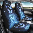 thumbnail image 4 of POLERO Butterfly Pattern Front Seat Cover for Women, 2pc Vehicle Seat Covers Thick Durable Car Seat Covers Front Set, 4 of 9