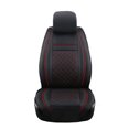 thumbnail image 1 of Funda para silla de coche, Protector decorativo Interior de cuero para automóvil, reemplazo de equipo de decoración automotriz cómodo Herramientas de reparación de automóviles negro rojo Speravity VI017126-03, 1 of 6
