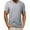 Gray, variant on Mens T-Shirt with Pocket Casual V-Neck Short Sleeve Tees Base Layer Shirts, XL