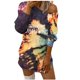 thumbnail image 1 of Moda mujer Casual sin tirantes manga larga Tie-dye impreso sudadera Tops Bluse Pompotops gfhjh9045, 1 of 4