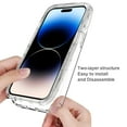 thumbnail image 3 of Allytech Gradient Clear Case for iPhone 15 Plus - Built-in Screen Protector - Hard PC + Flexible TPU Hybrid Shockproof Anti-Scratch Full Body Protection No Yellowing Ultra Slim Case - Blue, 3 of 6