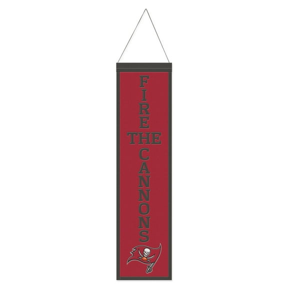 WinCraft Tampa Bay Buccaneers 8" x 32" Slogan Wool Banner