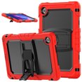 thumbnail image 2 of FJLBDE Case for Lenovo Tab 10.1 inch 2025 Release (TB-311FU/TB-311XU), Rugged Shockproof Tablet Cases Cover with Kickstand Shoulder Strap, Red, 2 of 7