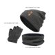 thumbnail image 4 of Juego de gorro Bufanda y Guantes Sunnimix Sombrero Bufanda y Guantes Gris, 4 of 5