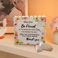 thumbnail image 3 of Thank You Acrylic Plaque Gift, Retirement Goodbye Farewell Gift, Coworker Gift, Employee Appreciation Gift,Novelty Decorative Sign/Plaque Desk Sign, May You Be Proud of the Work You Do, 3 of 6