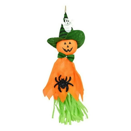 AkoaDa 1 Pc 33x17cm Cute Ghost Hanging Hangtag Halloween Decoration Kids Funny Joke
