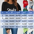 thumbnail image 3 of Heisall Womens Hoodie 2025 Autumn Winter Long Sleeve Hooded Pullover Halloween Print Loose Casual Fashion Sweatshirt, 3 of 4