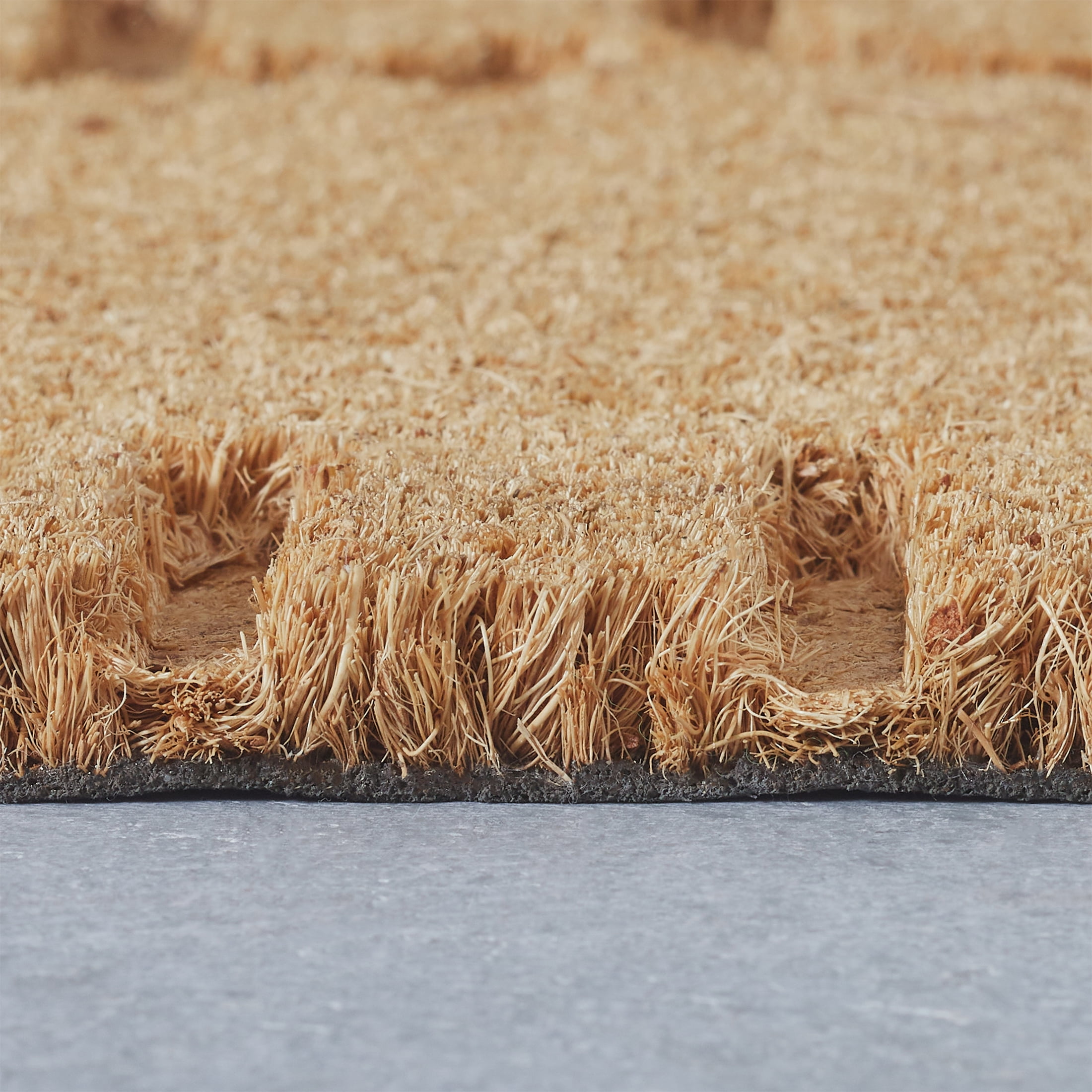 My Texas House Natural Welcome Embossed Outdoor Coir Doormat, 30" x 48"