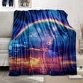 thumbnail image 4 of Lightning Bolt Blanket - Lightning Bolt Throw Blanket Lightning Bolt Gift Blanket for Girls Lightning Blanket for Adults Kids Lightning Fleece Blanket Camping, 60" x 50", 4 of 6