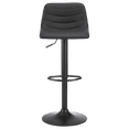 thumbnail image 4 of Bouclair Faux Leather and Metal Barstool, 4 of 6
