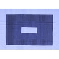 thumbnail image 1 of Ahgly Company Machine Washable Indoor Rectangle Abstract Blue Contemporary Area Rugs, 3' x 5', 1 of 4