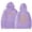 Purple, variant on Tanghaowl Women's Sweatshirt Casual Reversible Letter Print Long Sleeve Hoodie with Pocket and Soft Breathable Material Blue1 XL