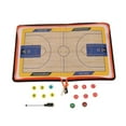 thumbnail image 1 of magnético de entrenadores para baloncesto, fútbol, ​​entrenamiento, estrategia de fútbol profesional, portapapeles de enseñanza con marcadores Baoblaze Tablero de entrenamiento, 1 of 6