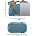 thumbnail image 5 of JUYGO Tote Handbag for Women Canvas Shoulder Purse Retro Large Capacity Handbags, 5 of 7