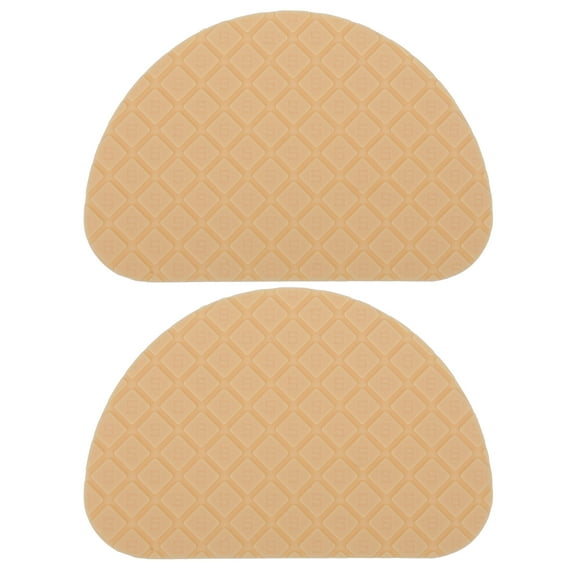 EXHUMKY Non- Sneaker Sole Protectors Beige, Shoe Grip Pads for Sneakers and Shoes, 1 Pair