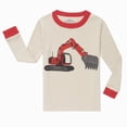 thumbnail image 5 of Paguaki Big Boys Pajamas Boys Long Sleeve Top Pants Snug Cotton 2 Pajama Sets, 5 of 6