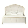 thumbnail image 3 of Michael Amini Malibu Crest Cal. King Curved Panel Bed - Doeskin/Chardonnay, 3 of 11