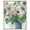 Silver Frame, variant on Flowers from my Garden Canvas Western Floral Art by Art Remedy, Gold Frame, 36 x 45