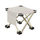 thumbnail image 4 of Taburete plegable para acampar, mini silla plegable compacta con bolsillo lateral reclinable para pies 33cmx33cmx32cm, 4 of 9