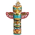 thumbnail image 1 of Old World Christmas Hanging Tree Ornament, Totem Pole, 1 of 4