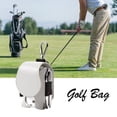 thumbnail image 3 of Bolsa de cuero PU para pelotas de Golf, accesorios deportivos universales para colgar en la cintura portátil FLhrweasw Nuevo, 3 of 6