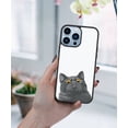 thumbnail image 5 of FINCIBO Soft Rubber Protector Cover Case for Apple iPhone 13 Pro Max 6.7" 2021 (NOT FIT Apple iPhone 13 mini 5.4" 2021/iPhone 13 Pro 6.1" 2021/iPhone 13 6.1" 2021), Black Bombay Kitten Cat, 5 of 5