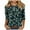 Multicolor Plus Size Blouse for Women_j, variant on CYMMPU Loose Fit Round Neck Spring Tops Blouses for Women Dressy Casual Tunic Tops Flower Printed Fall Trendy Shirts 3/4 Sleeve Lightweight Basic Tees Multicolor M