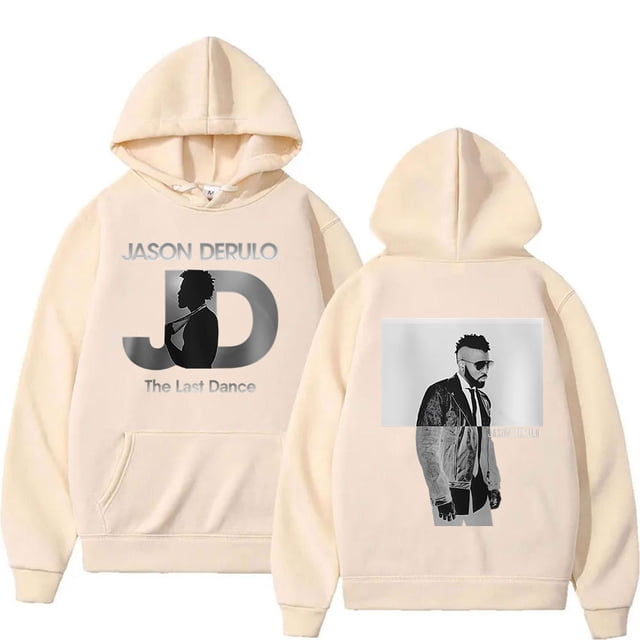 Jason Derulo The Last Dance World Tour 2026 Nueva Sudadera con capucha moda Hip Hop para hombre Jersey polar holgado sudadera ropa de calle gótica