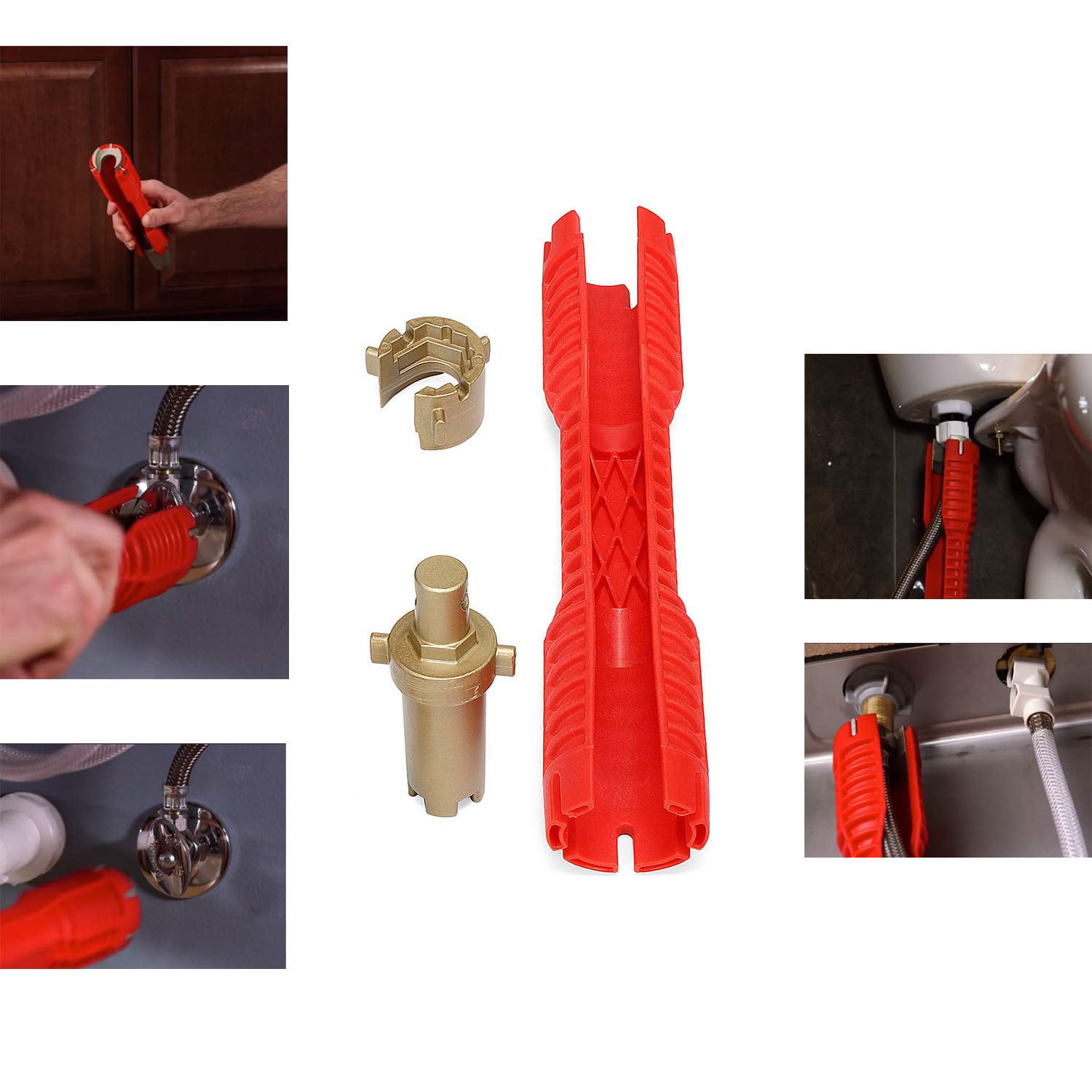 18 en 1 Faucet and sink Installer multifunctional wrench herramientas l9b7 