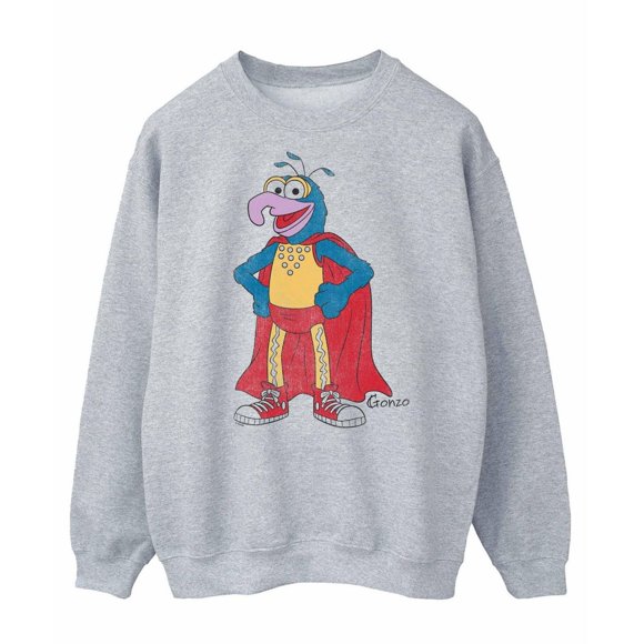 The Muppets Mens Classic Gonzo Heather Sweatshirt