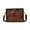 Brown & Black, variant on Western Tan Leather Handcrafted Shoulder Bag for Women, Adjustable Strap, YKK Brass Zip, 9.5"x8"x2"