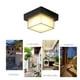 thumbnail image 4 of Lámpara de Techo Impermeable para Exterior | Lámpara Colgante Moderna de Hierro para Terraza, Entrada, Pasillo, Patio y Balcón | Aplique de Pared Negro de 16 X 16 X 10 Cm, 4 of 7