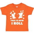 thumbnail image 3 of Inktastic How I Roll Bowling Boys or Girls Toddler T-Shirt, 3 of 5