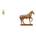 thumbnail image 1 of Estatua Escultura Resina Caballo Estatuilla Moderna Gesto Mano Creativo Estante Adorno para Hogar Oficina Habitación Dormitorio Vitrina Mesa, 1 of 8