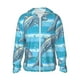 thumbnail image 1 of Fotbe Dolphin Chaqueta con Protección Solar UPF 50+ para Hombre y Mujer, Camisa con Capucha y Bolsillos-Small, 1 of 7