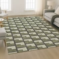 thumbnail image 6 of Addison Rugs Mayfield Premium Machine Washable Transitional Geometric Olive Rectangle Rug, 10' x 14', 6 of 6