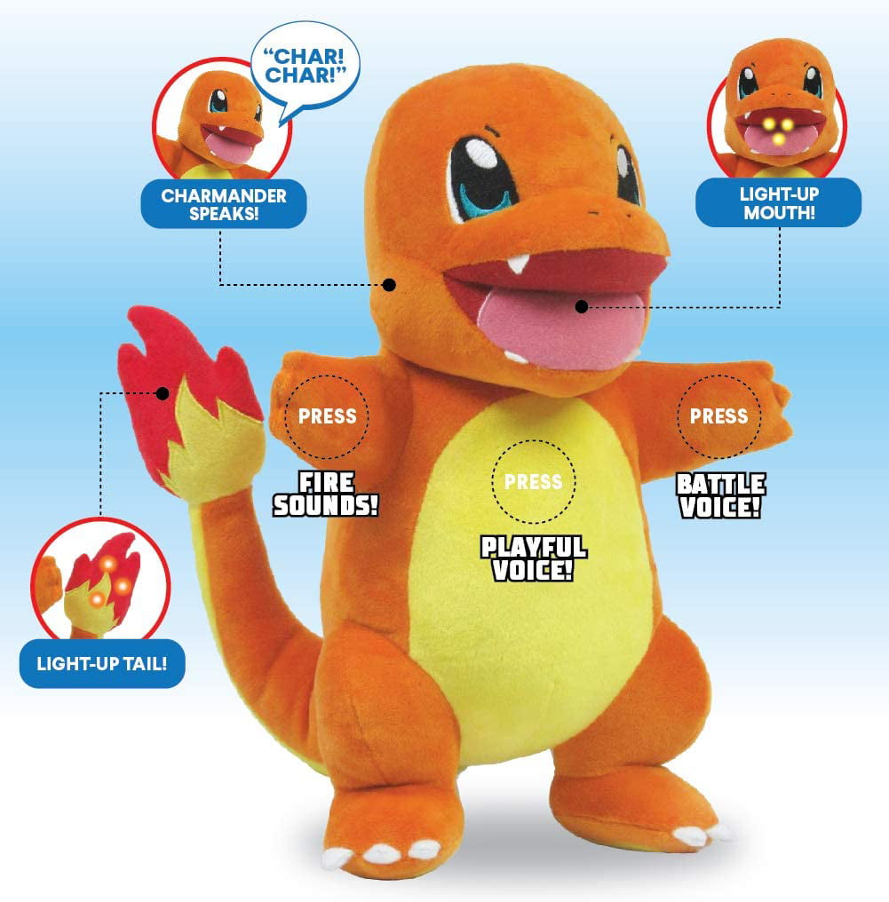 Charmander Pokemon Fire Lizard Type Kanto Starter Stuffed Animal Plush Toy 5" 