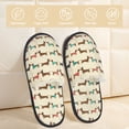 thumbnail image 2 of Fotbe Dachshund Dog Pantuflas Peludas para Mujer con Estampado, Zapatillas de Peluche, Zapatos de Invierno para Casa, Uso Interior y Exterior-Medium, 2 of 8