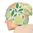 thumbnail image 7 of Beanie Hats for Men and Women, Cartoon Lemon Orange Slices Patterns Adult Unisex Knit Hat Winter Warm Skull Cap, 7 of 7