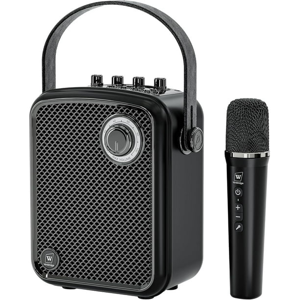 Amplificador de Voz Inalámbrico con Micrófono, Sistema de Altavoces Portátil PA, Máquina Karaoke Bluetooth 5.3 de 70W para Profesores, Conferencias Públicas, Eventos, Canciones, Fiestas, Soporte para Guitarra, Auriculares - S100
