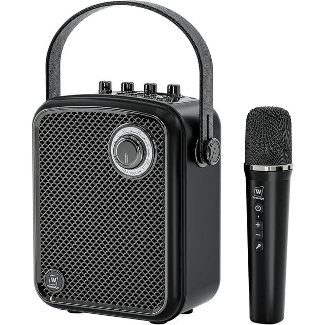 Amplificador de Voz Inalámbrico con Micrófono, Sistema de Altavoces Portátil PA, Máquina Karaoke Bluetooth 5.3 de 70W para Profesores, Conferencias Públicas, Eventos, Canciones, Fiestas, Soporte para Guitarra, Auriculares - S100