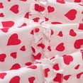 thumbnail image 6 of TOWED22 Little Girl Summer Short Sets Cute Flutter Sleeve Blouse Bow Detail Shorts Casual Toddler Outfit Red,6-7 Y, 6 of 9